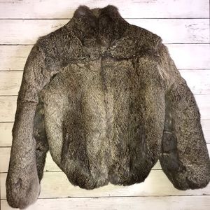 Niki 10 100% rabbit fur coat with satin liner